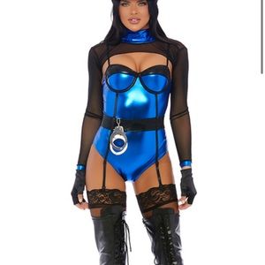 Forplay -Mean Business Sexy Cop Costume SIZE- S/M please see size chart attach